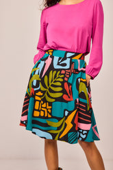 Multicolored Top Skirt